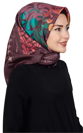 Piramit Tafta Dijital Eşarp 1915-4