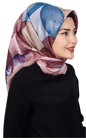 Piramit Tafta Dijital Eşarp 1914-4