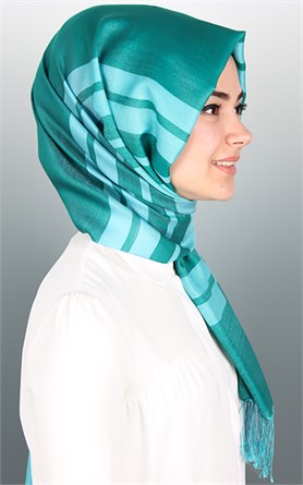 500-0013-61 ÇİFT YÖNLÜ İPEKSİ ŞAL