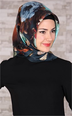 İthal İpek Eşarp 1546-3