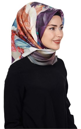 Piramit Tafta Dijital Eşarp 1919-3