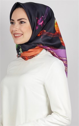 Piramit Tafta Dijital Eşarp 1923-3