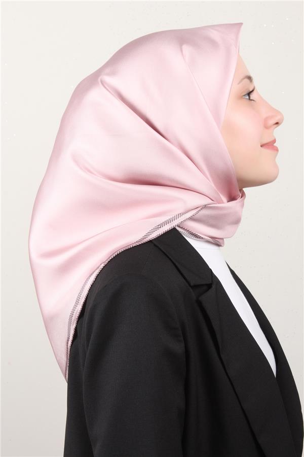 Belli Twil İpek Eşarp 40009- Pembe