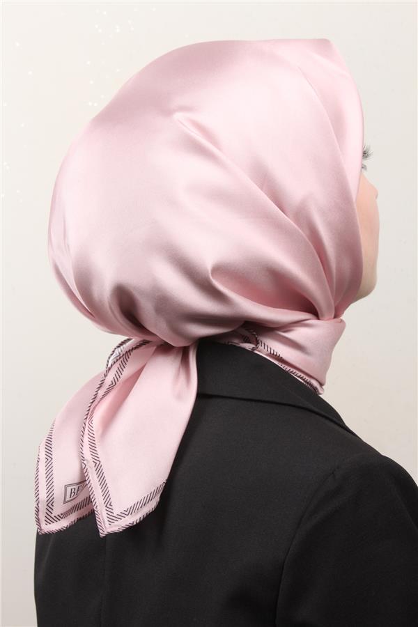 Belli Twil İpek Eşarp 40009- Pembe