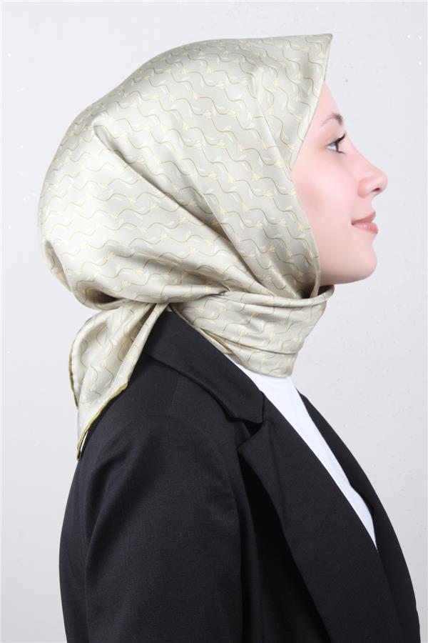 Belli Twil İpek Eşarp 4001-05 Açık Yeşil