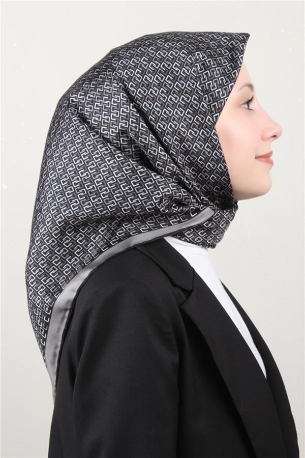 Belli Twil İpek Eşarp 4002-55 Gri