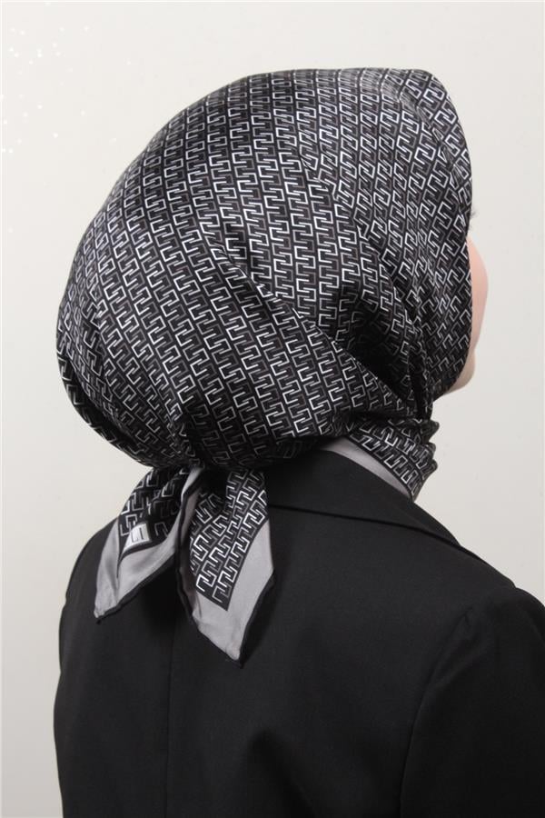 Belli Twil İpek Eşarp 4002-55 Gri