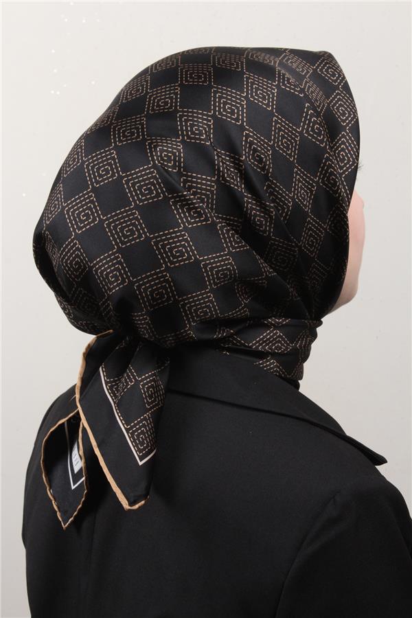 Belli Twil İpek Eşarp 4003-01 Siyah