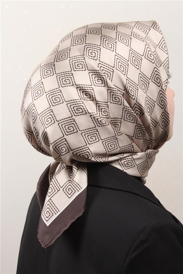 Belli Twil İpek Eşarp 4003-51 Bej