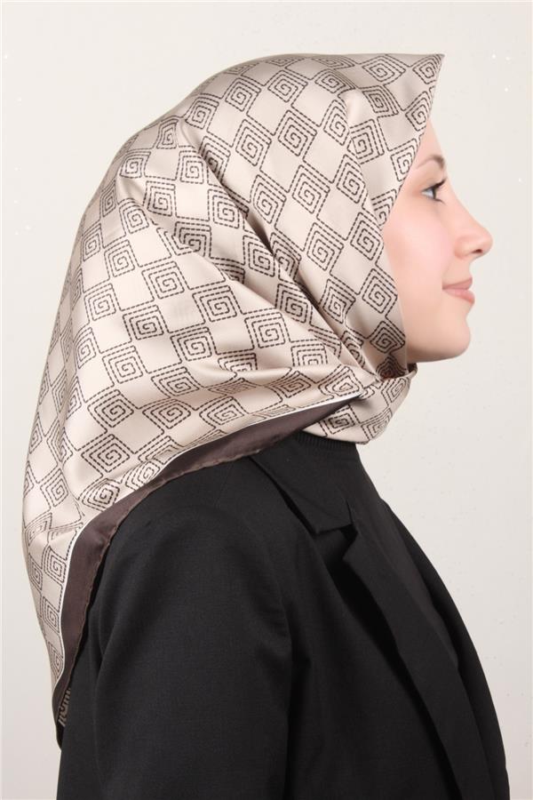 Belli Twil İpek Eşarp 4003-51 Bej