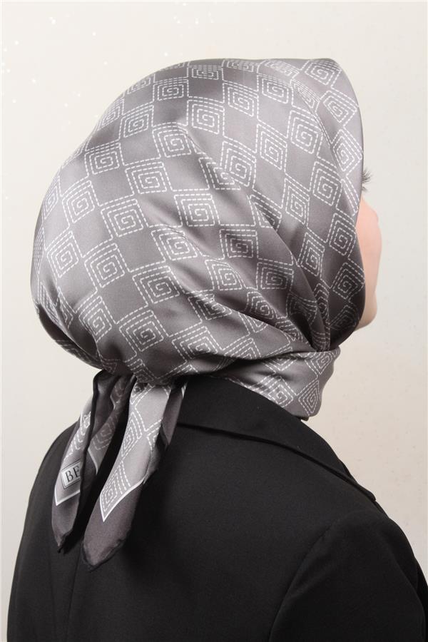 Belli Twil İpek Eşarp 4003-81 Füme