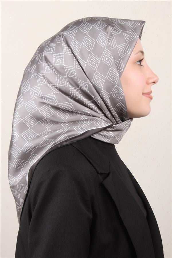 Belli Twil İpek Eşarp 4003-81 Füme