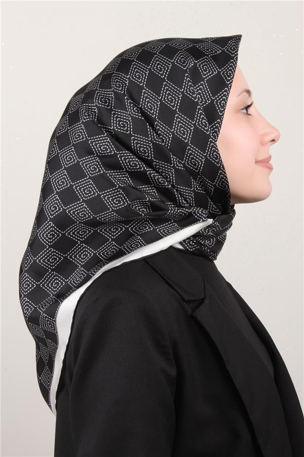 Belli Twil İpek Eşarp 4003-82 Siyah