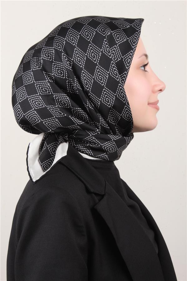 Belli Twil İpek Eşarp 4003-82 Siyah