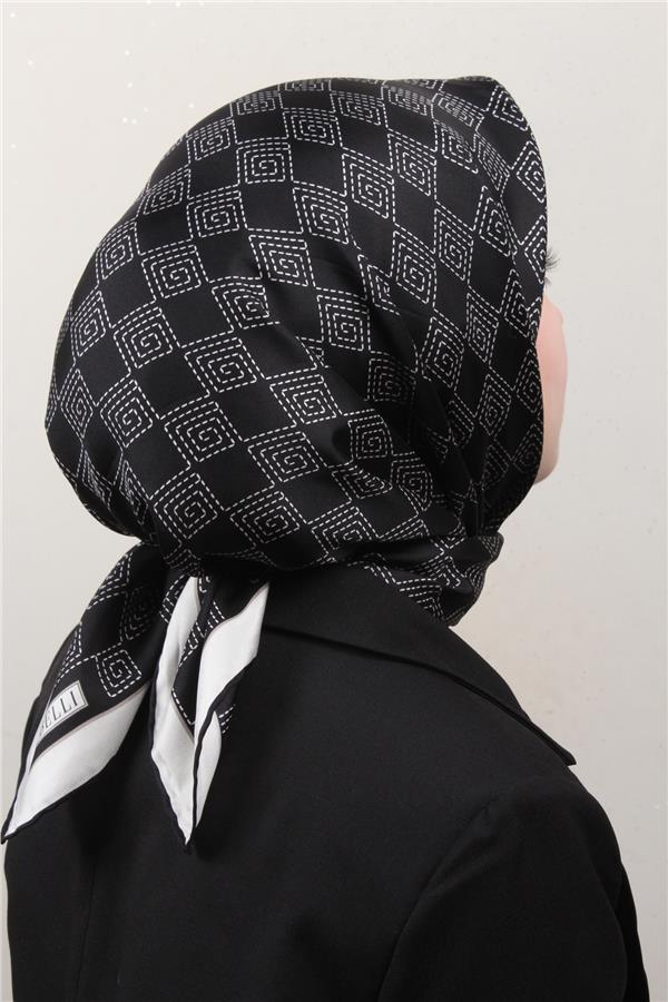Belli Twil İpek Eşarp 4003-82 Siyah