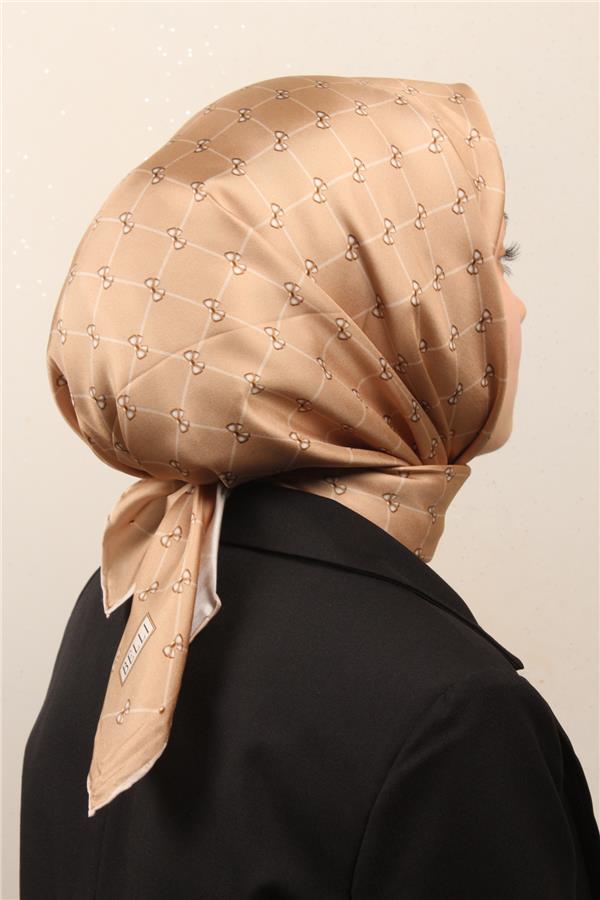 Belli Twil İpek Eşarp 4006-37 Vizon