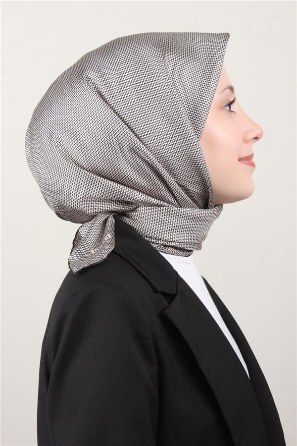 Belli Twil İpek Eşarp 4007-50 Siyah