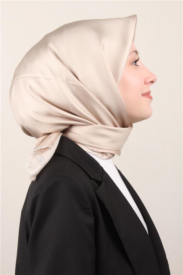 Belli Twil İpek Eşarp 4007-83 Krem