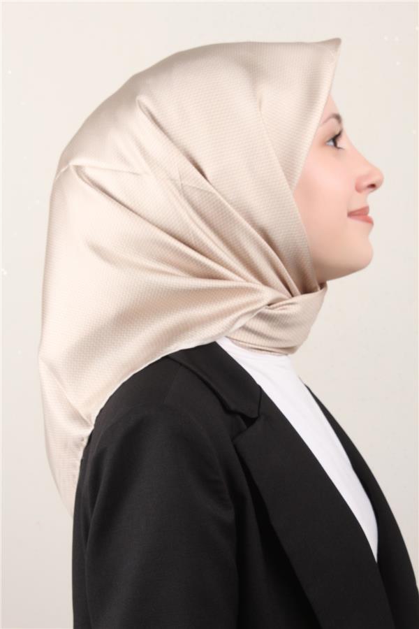Belli Twil İpek Eşarp 4007-83 Krem