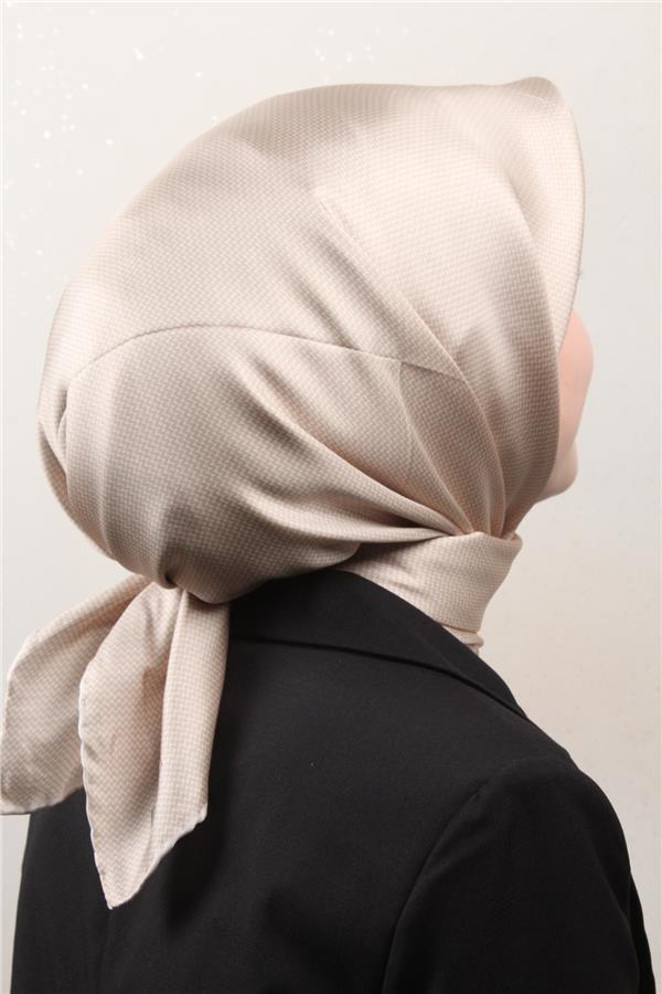 Belli Twil İpek Eşarp 4007-83 Krem