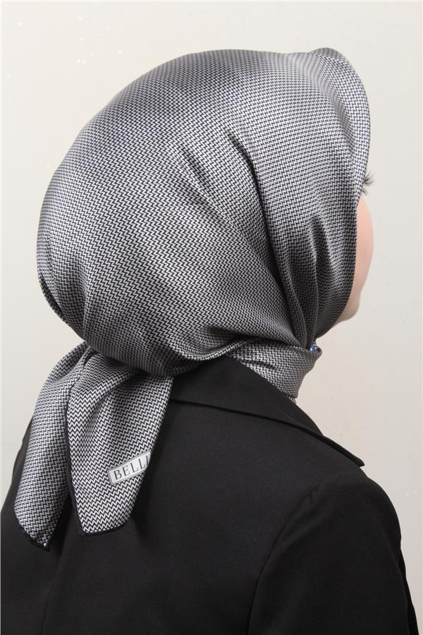 Belli Twil İpek Eşarp 4007-84 Gri