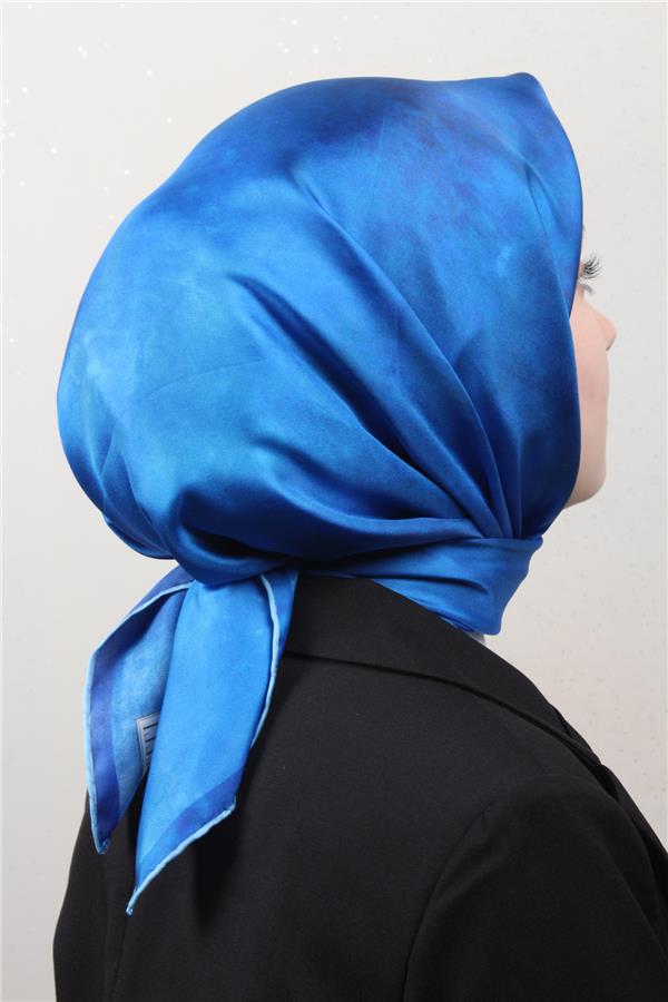 Belli Twil İpek Eşarp 4008-32 Mavi
