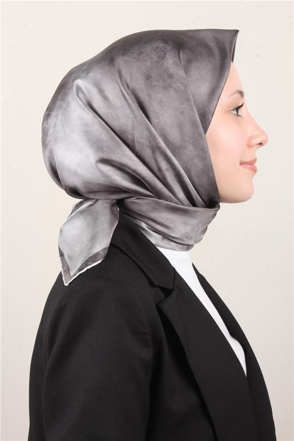 Belli Twil İpek Eşarp 4008-86 Gri