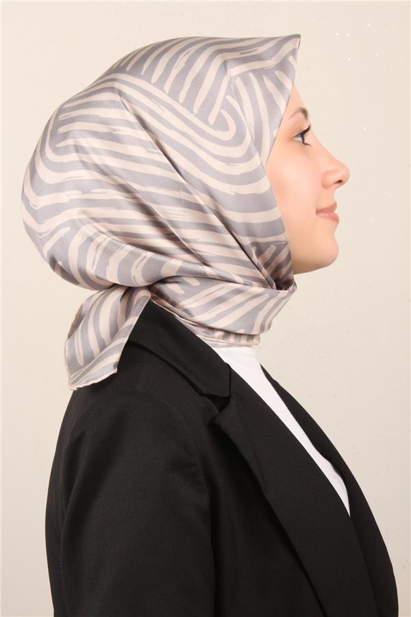 Belli Twil İpek Eşarp 4010-02 Ten Rengi