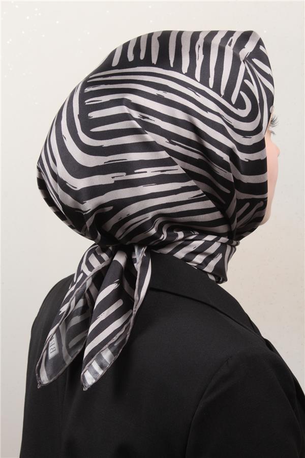 Belli Twil İpek Eşarp 4010-54 Siyah
