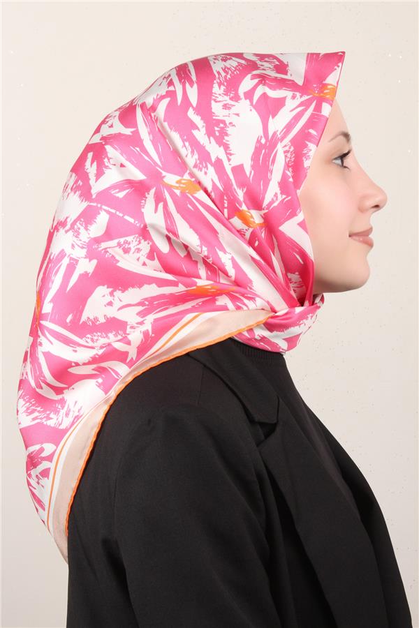 Belli Twil İpek Eşarp 4014-34 Pembe