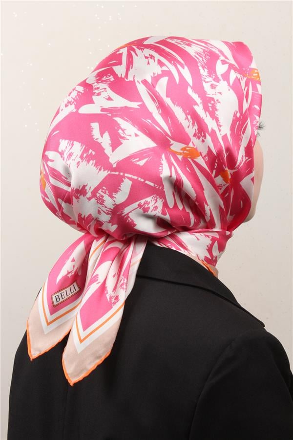 Belli Twil İpek Eşarp 4014-34 Pembe