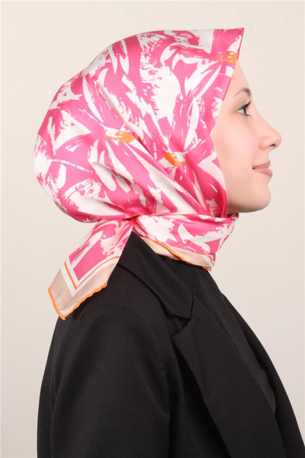 Belli Twil İpek Eşarp 4014-34 Pembe