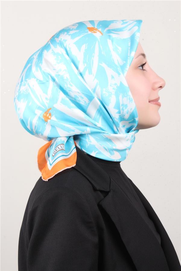 Belli Twil İpek Eşarp 4014-36 Turuncu