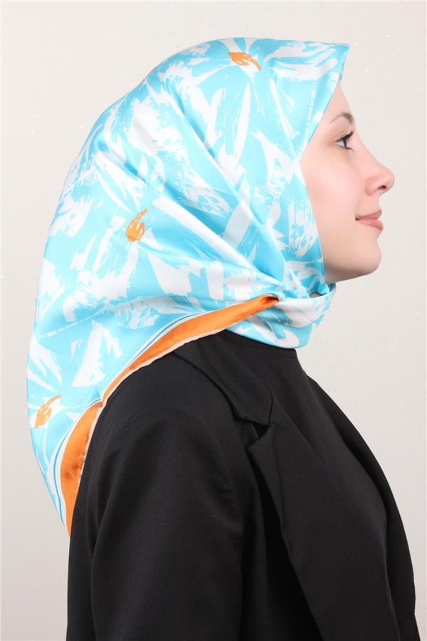 Belli Twil İpek Eşarp 4014-36 Turuncu