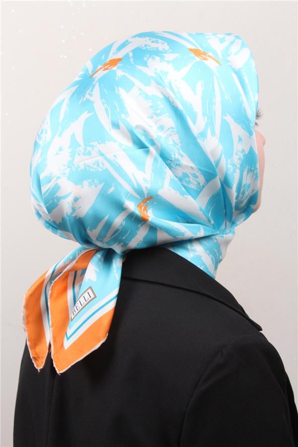 Belli Twil İpek Eşarp 4014-36 Turuncu