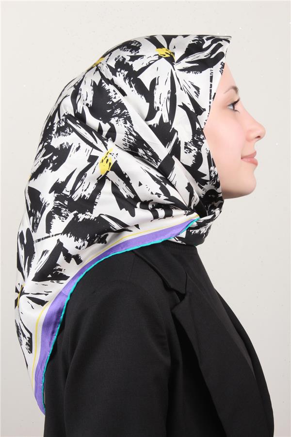 Belli Twil İpek Eşarp 4014-82 Siyah