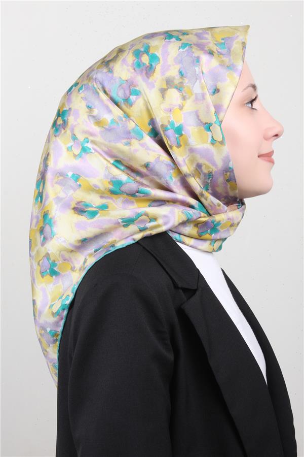 Belli Twil İpek Eşarp 4016-80 Sarı