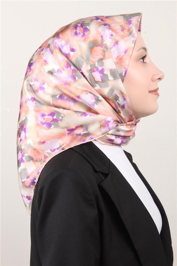 Belli Twil İpek Eşarp 4016-82 Pembe