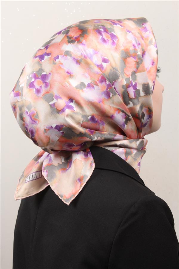 Belli Twil İpek Eşarp 4016-82 Pembe