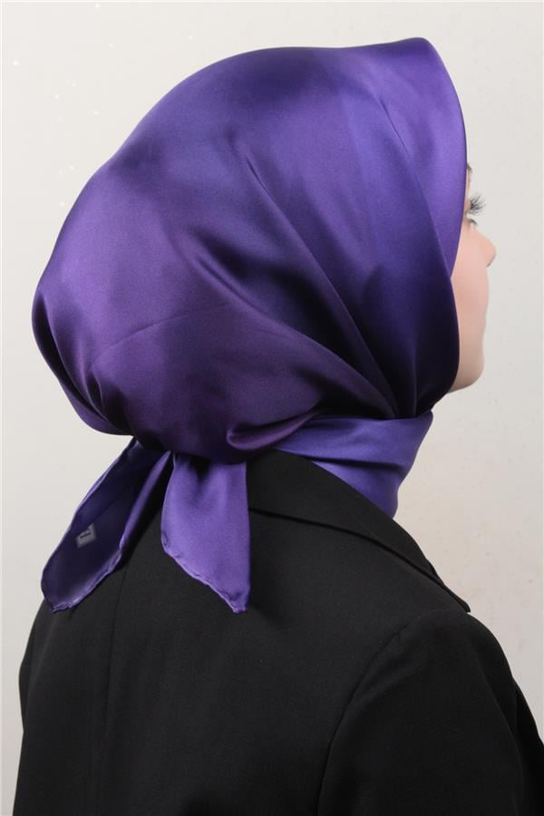 Belli Twil İpek Eşarp 4019-01 Mor