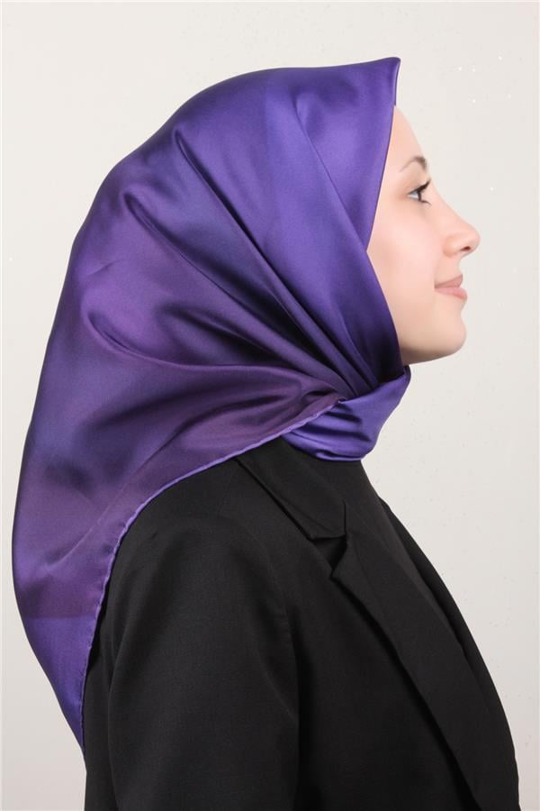 Belli Twil İpek Eşarp 4019-01 Mor