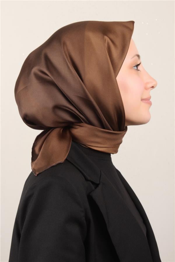Belli Twil İpek Eşarp 4019-50 Karamel