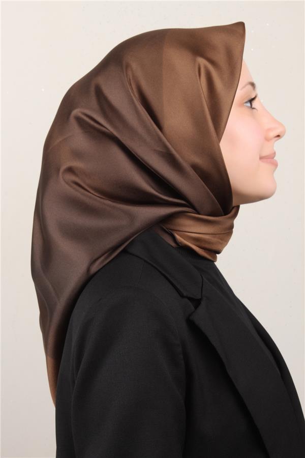Belli Twil İpek Eşarp 4019-50 Karamel