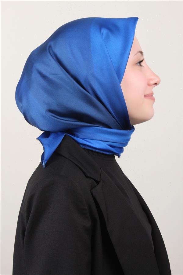 Belli Twil İpek Eşarp 4019-51 Mavi