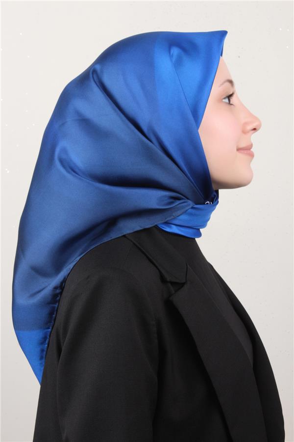 Belli Twil İpek Eşarp 4019-51 Mavi