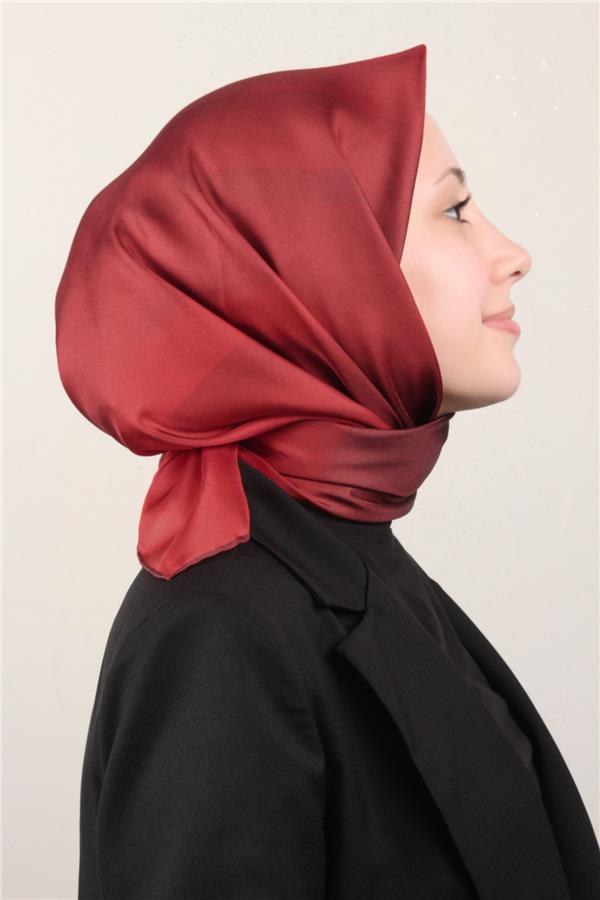Belli Twil İpek Eşarp 4019-52 Kırmızı
