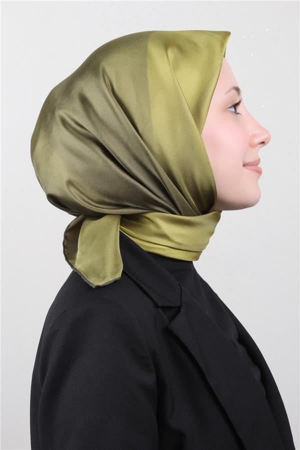 Belli Twil İpek Eşarp 4019-54 Yeşil
