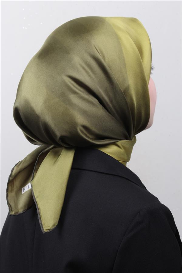 Belli Twil İpek Eşarp 4019-54 Yeşil