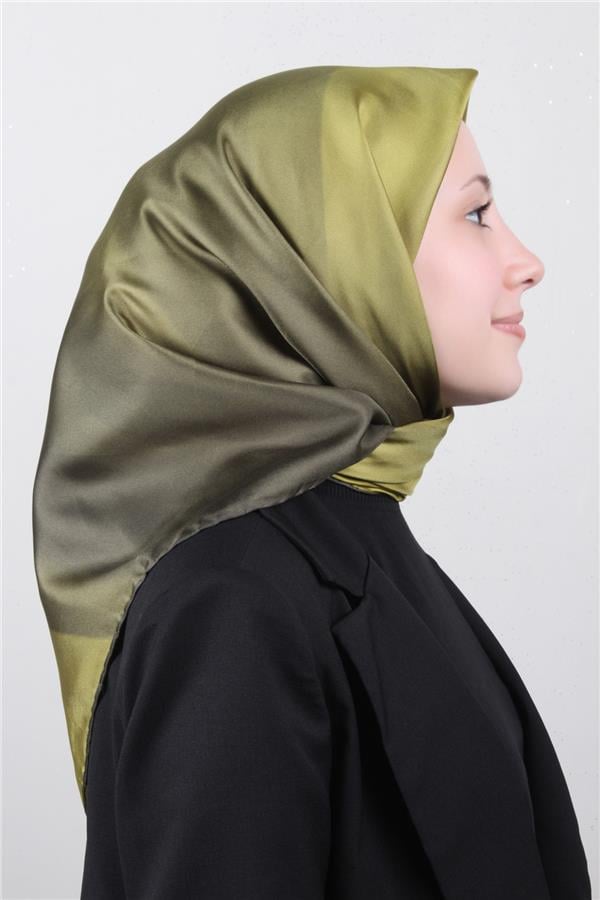 Belli Twil İpek Eşarp 4019-54 Yeşil