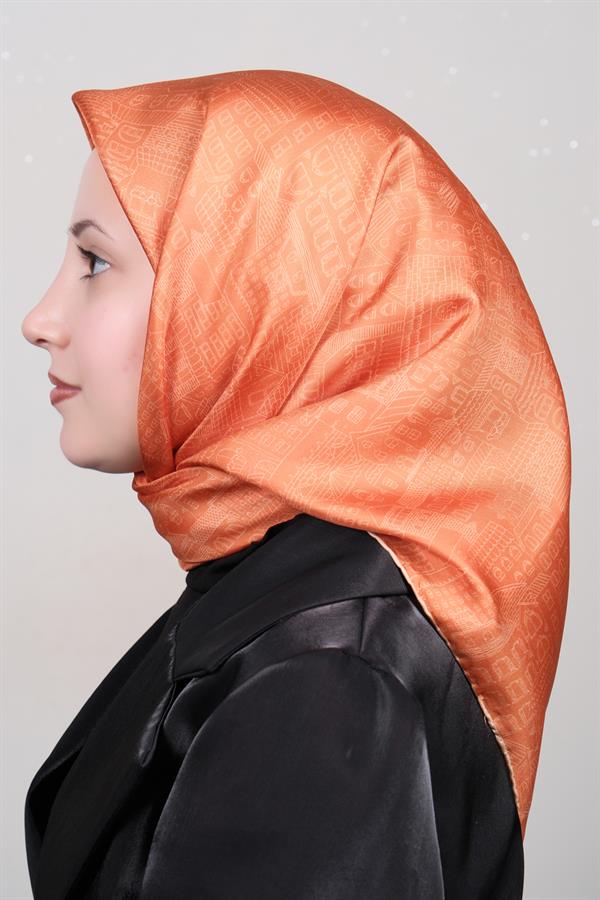 Belli Twill İpek Eşarp 2025 Yaz  4110-66